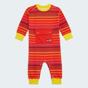 Adidas x Lego H65342 Toddler Bodysuit Stripe Red Yellow ( 3T  )